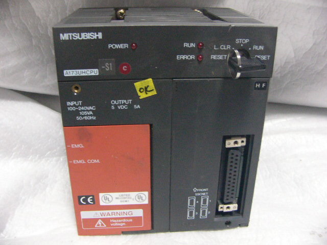 Yahoo!オークション - 動作保証 三菱 PLC A173UHCPU-S1 Yahoo!オークション - 動作保証 三菱 PLC A173UHCPU-S1