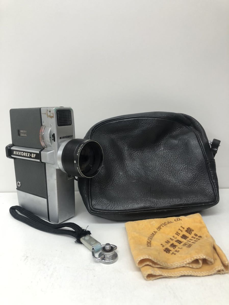 refle# [ junk ] Nikon NIKKOREX-8F 8 millimeter video camera Nikon interior Showa Retro antique 