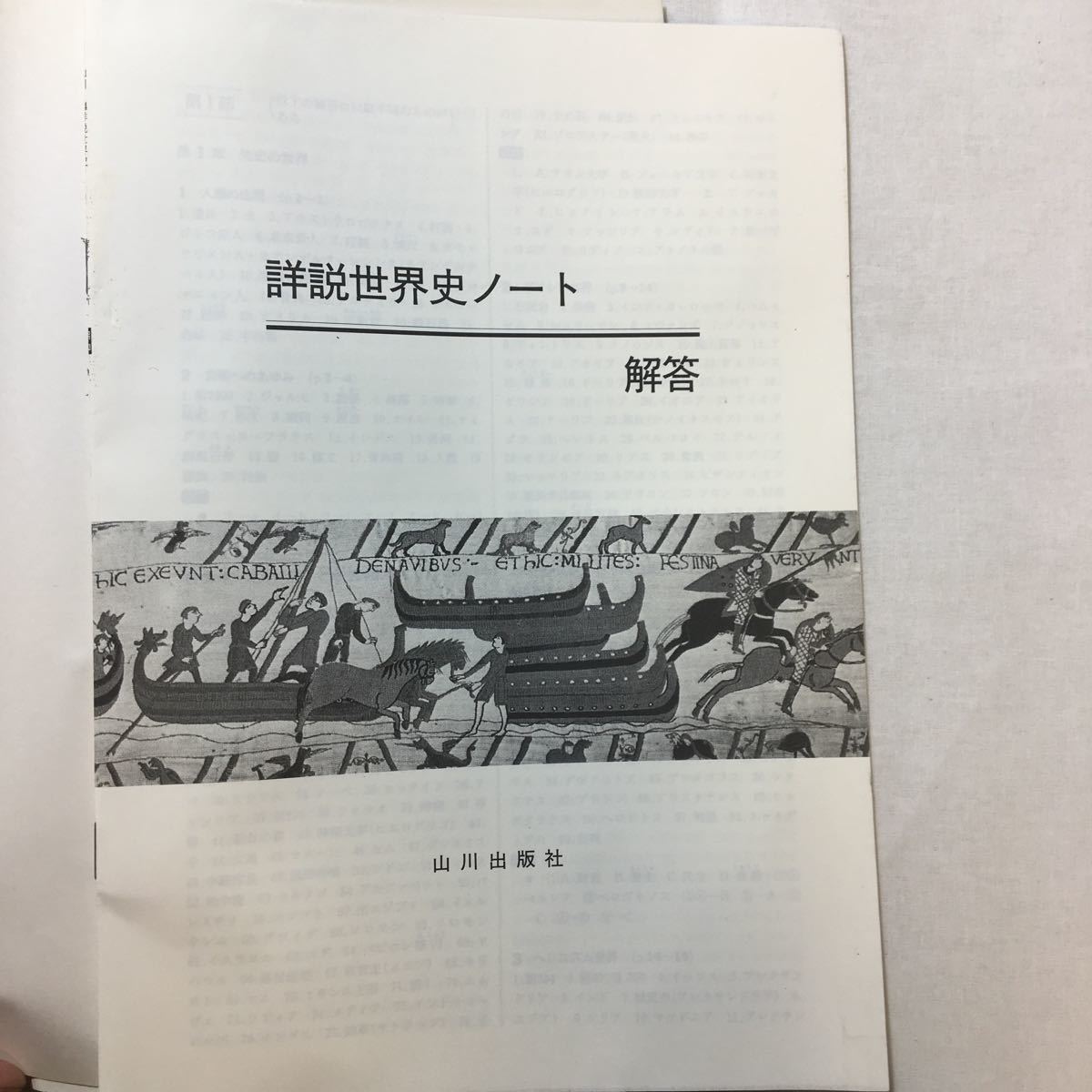 zaa-259♪詳説世界史ノート (世界史B)単行本 1994/5/10　解答付