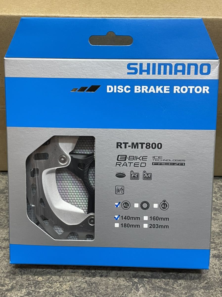 送料無料 新品未使用 シマノ アルテグラ ディスクローター RT-MT800 140mm 内セレーションタイプ_画像1