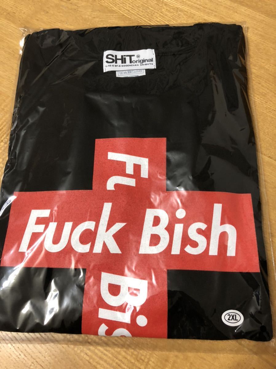 BiSH Tシャツ「Fuck Bish」クロス Tシャツ 新品 貴重なXXLサイズ【BiSH DVD CD ポストカード ポスター 1番くじ ツアーグッズ】2XLサイズ_画像1