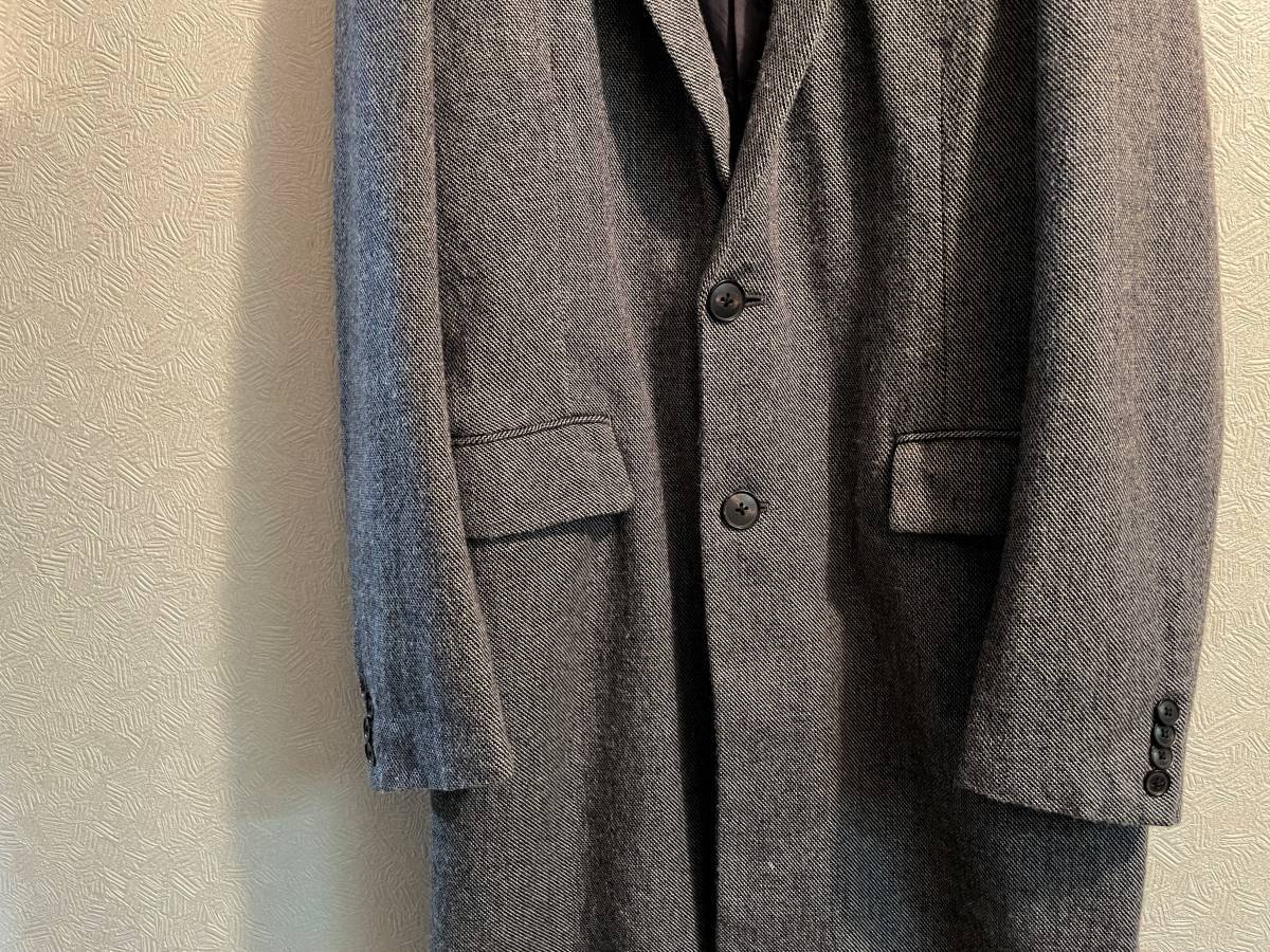 0 Kolor color Chesterfield coat / wool long gray 2 Mens #Sirchive