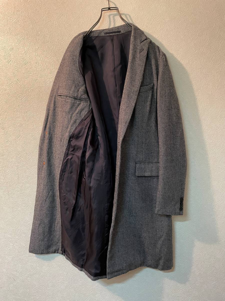 0 Kolor color Chesterfield coat / wool long gray 2 Mens #Sirchive