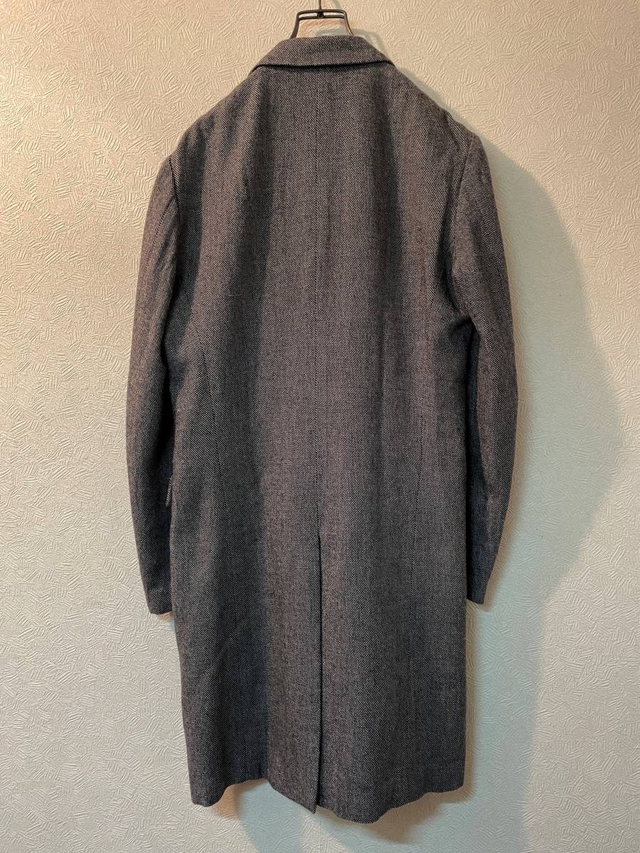 0 Kolor color Chesterfield coat / wool long gray 2 Mens #Sirchive