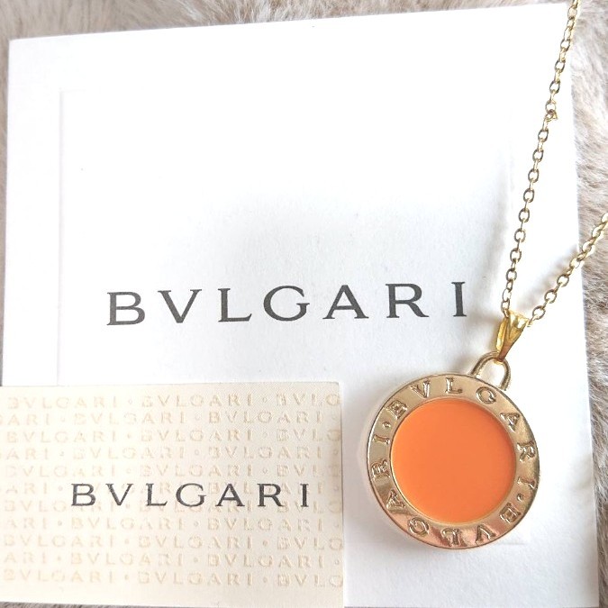 正規 未使用】BVLGARI ブルガリ ビッグロゴ刻印 パドロック チャーム+