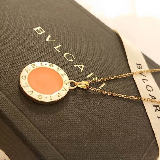 正規 未使用】BVLGARI ブルガリ ビッグロゴ刻印 パドロック チャーム+