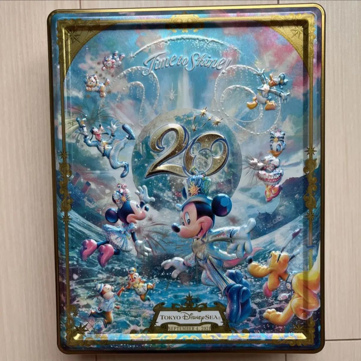 【Disney】ディズニーシー 20周年 缶