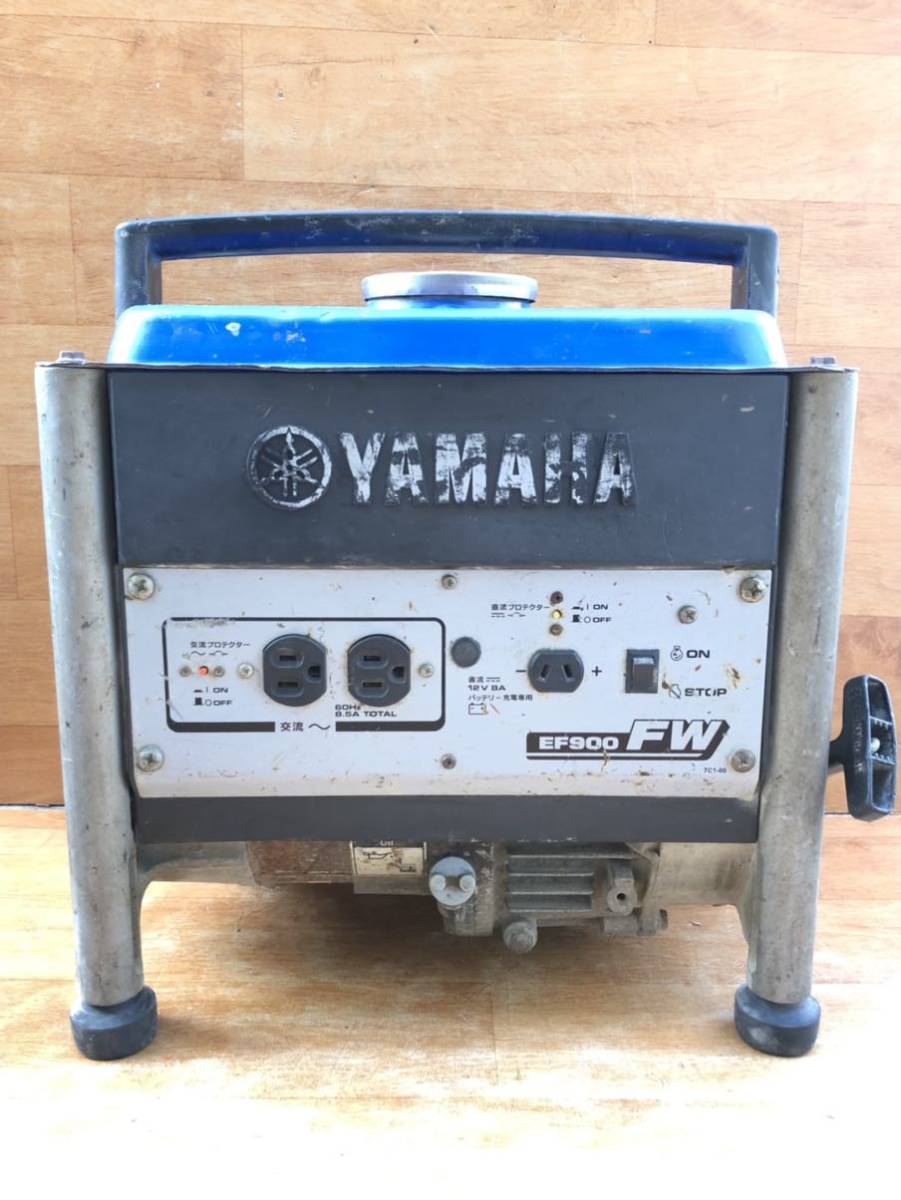 動作確認済 YAMAHA ヤマハ ポータブル発電機 EF900FW 60Hz 4サイクル
