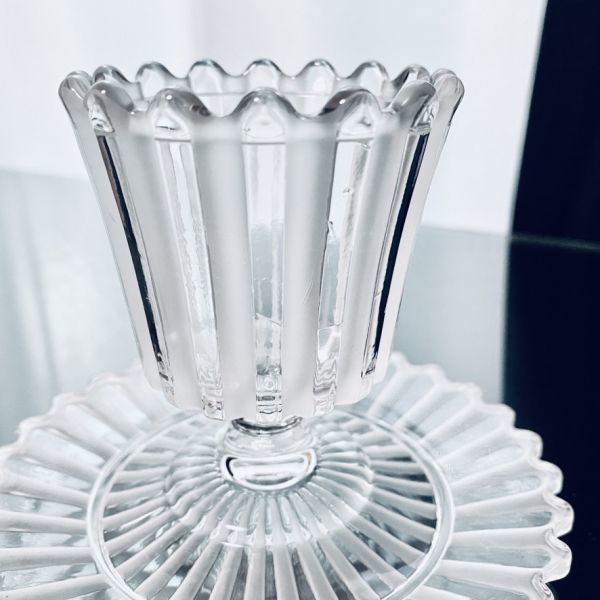 極上の逸品☆オールドバカラ Baccarat Cotes Alternees シュガーポット