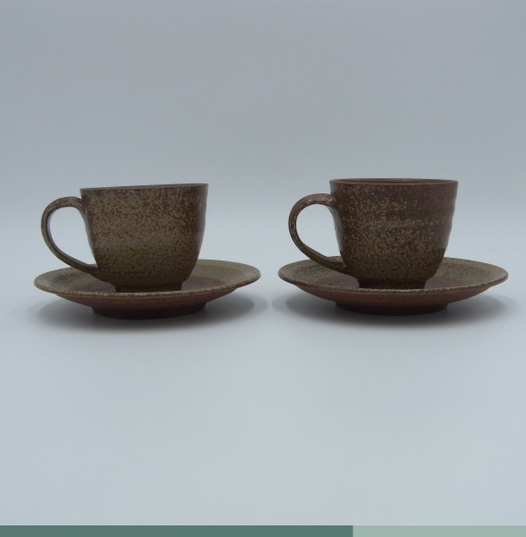 ■茶釜の里ギャラリー■コーヒーカップセットを出品させていただきます【SY011】_画像3