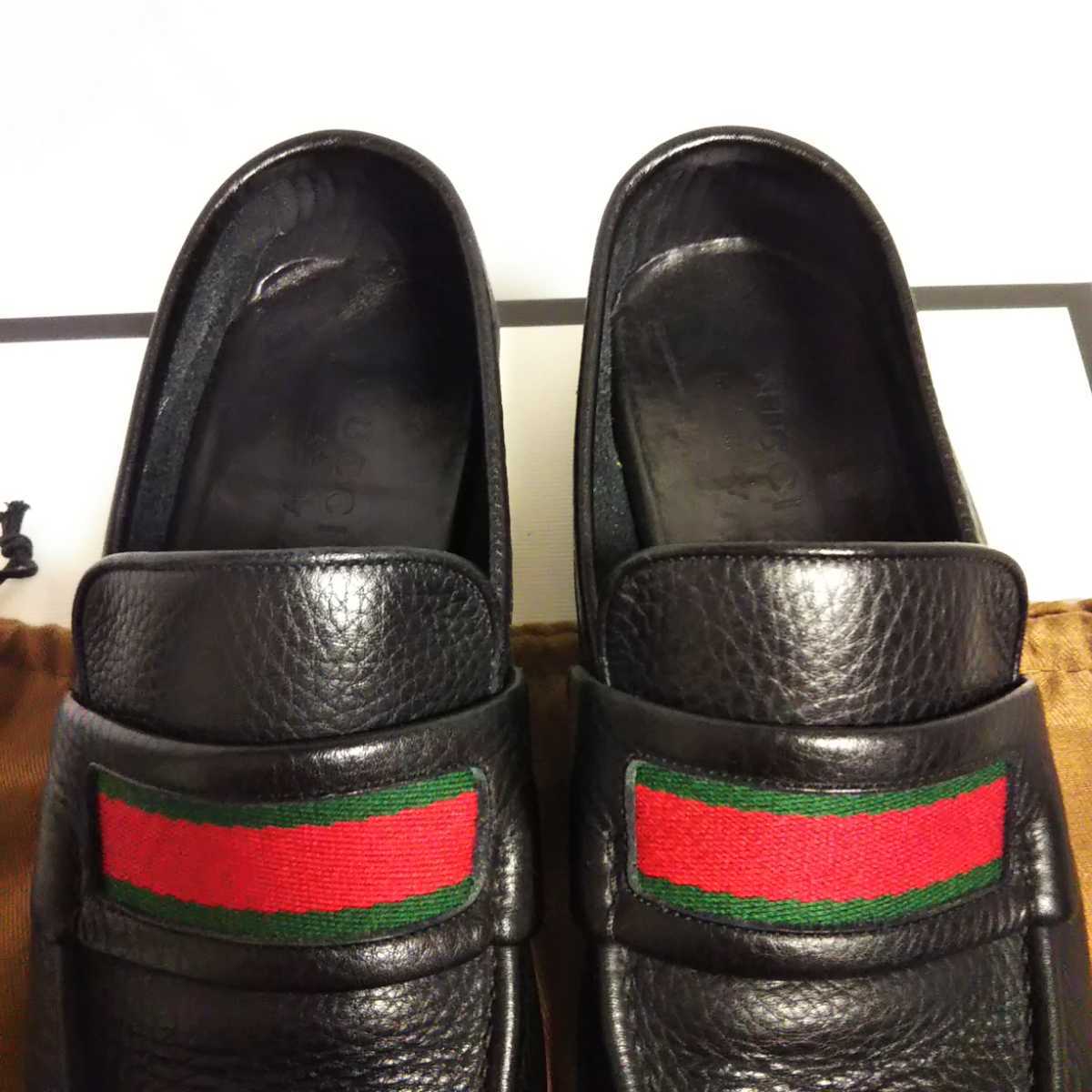 ◇GUCCI グッチ◇メンズレザーシューズ ローファー40.5(26~26.5cm