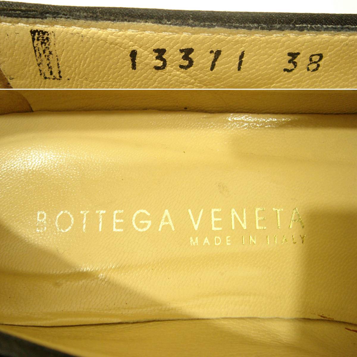  стоимость доставки 670 иен ~( быстрое решение. бесплатная доставка ) BOTTEGA VENETA велюр бабочка вышивка Loafer 38 черный женский 24.5cm туфли без застежки чёрный бабочка Bottega Veneta 