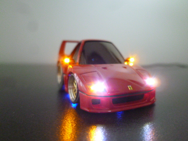 チョロQ　フェラリーF40（ダミーセキュリティ＆イルミ）_画像4