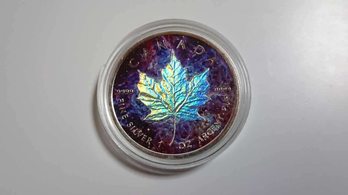 メイプルリーフ・ホログラムコイン (シルバープルーフ) 限定品 2014年 カナダ