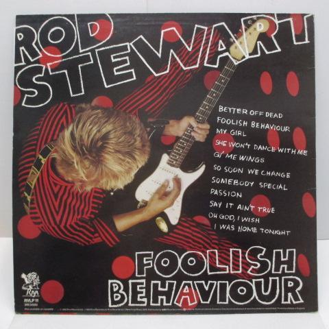 ROD STEWART-Foolish Behaviour (UK Orig.LP＋Inner/No Poster)_画像2
