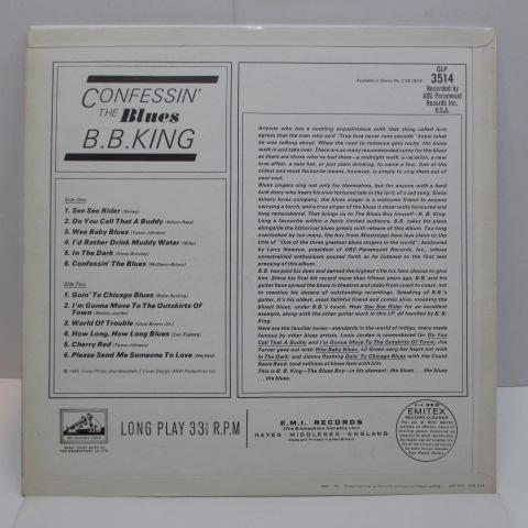 B.B.KING-Confessin' The Blues (UK Orig.Mono LP/CFS)_画像2