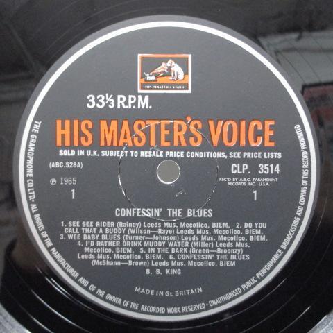B.B.KING-Confessin' The Blues (UK Orig.Mono LP/CFS)_画像3