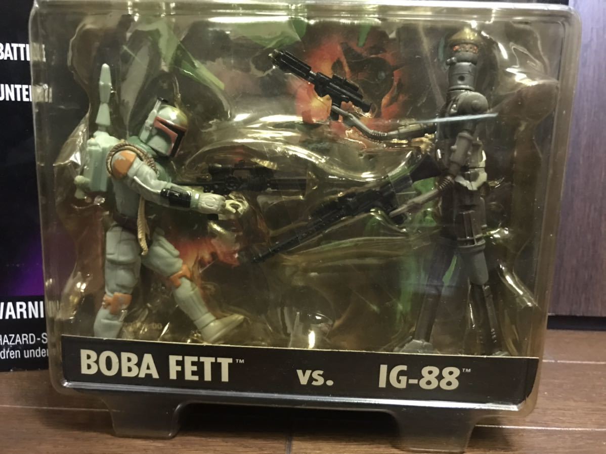 starwars BOBA FETT ハズブロ hasbro kenner スターウォーズ シャドウズ オブ ジ エンパイア フィギュア ボバ・フェットvs IG-88 ケナー_画像2