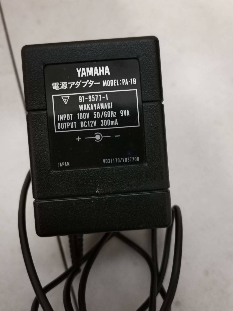 YAMAHA ヤマハ PA-1B 純正アダプター DC12V 300ｍA 通電確認済 現状販売 保証あり_画像1
