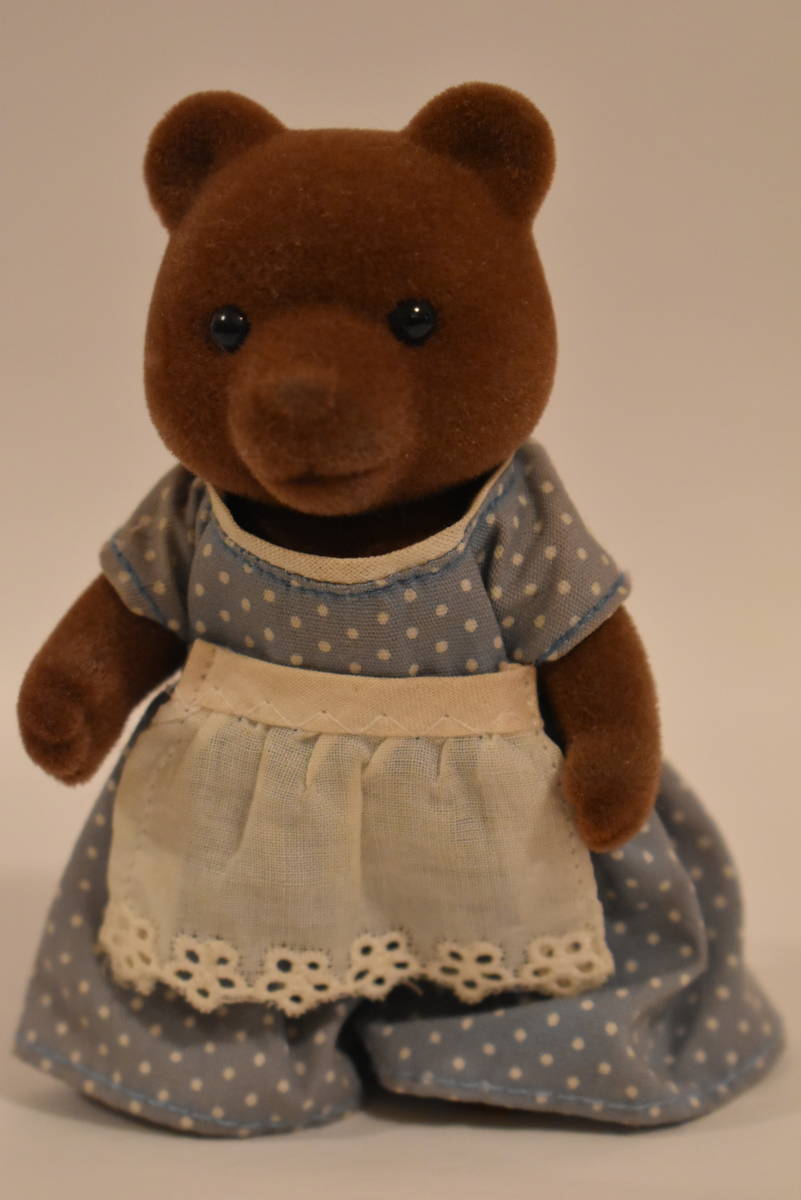 レビューで送料無料 シルバニアファミリー コレクターズアイテム ヴィンテージ ティアドロップタイプ ふたごのクマの赤ちゃん シルバニアファミリー