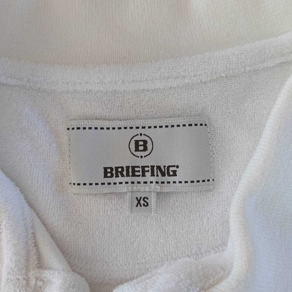  BRIEFING ブリーフィング ゴルフ フレンチスリーブ シャツ 白 レディースXS BRG191W10の画像6