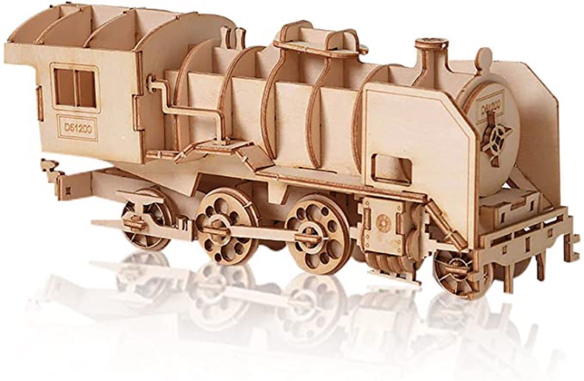 【汽車】立体パズル 木製パズル 人気 知育玩具 工作キット 組み立て　寄木細工