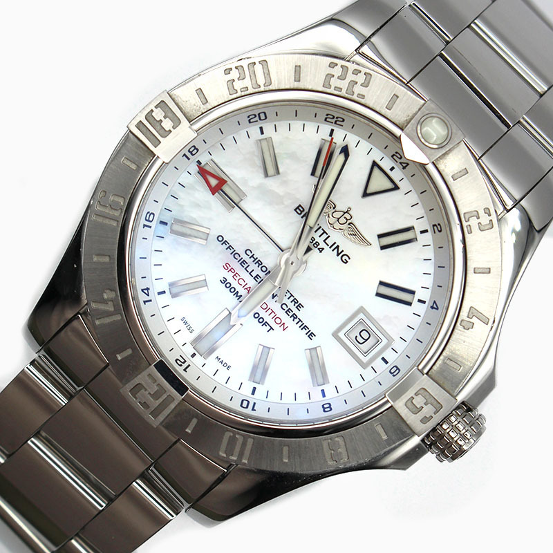 ブライトリング BREITLING アベンジャー2 GMT A32390 セール特別価格 自動巻き メンズ セール特価 腕時計 中古