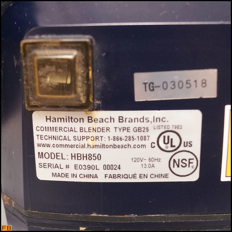 Bibian 比比昂- 税込◇Hamilton Beach◇サーミットブレンダー Bibian 比比昂- 税込◇Hamilton Beach◇サーミットブレンダー