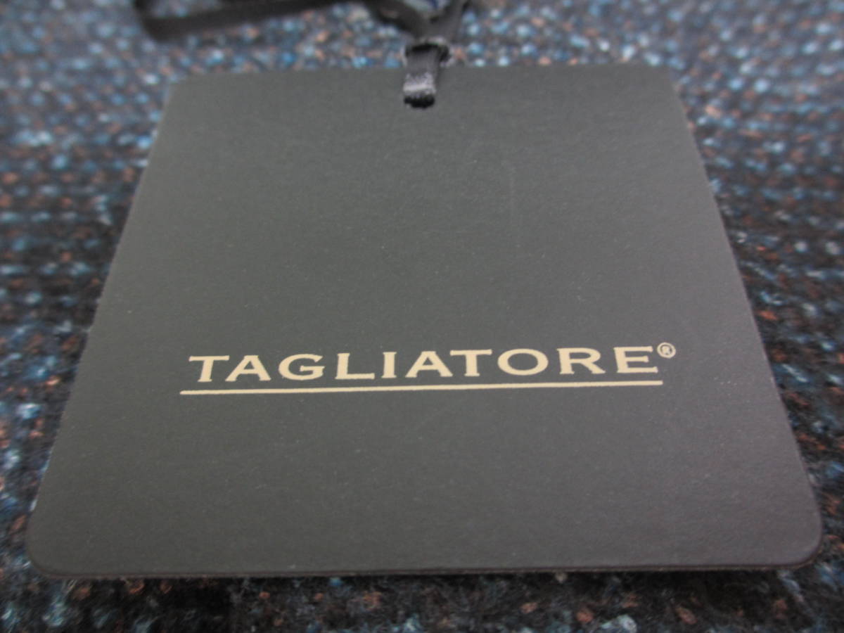 * прекрасный товар TAGLIATORE Tagliatore жилет лучший BRIAN 42 Brown × оттенок голубого MADE IN ITALYtoremetso Италия производства 