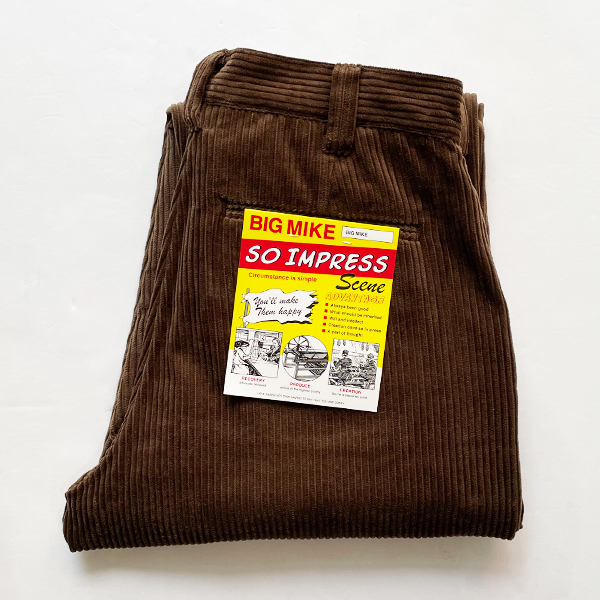  cheap big Mike BIG MIKE futoshi . corduroy pants BROWN new goods unused W30 size CAMCO