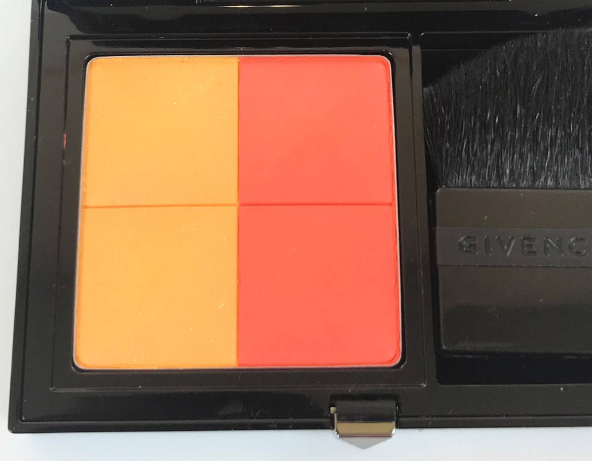 GIVENCHY* Givenchy [p ритм * brush ]#10 POWER orange серия щеки цвет 6.5g не использовался хранение товар #140108-13