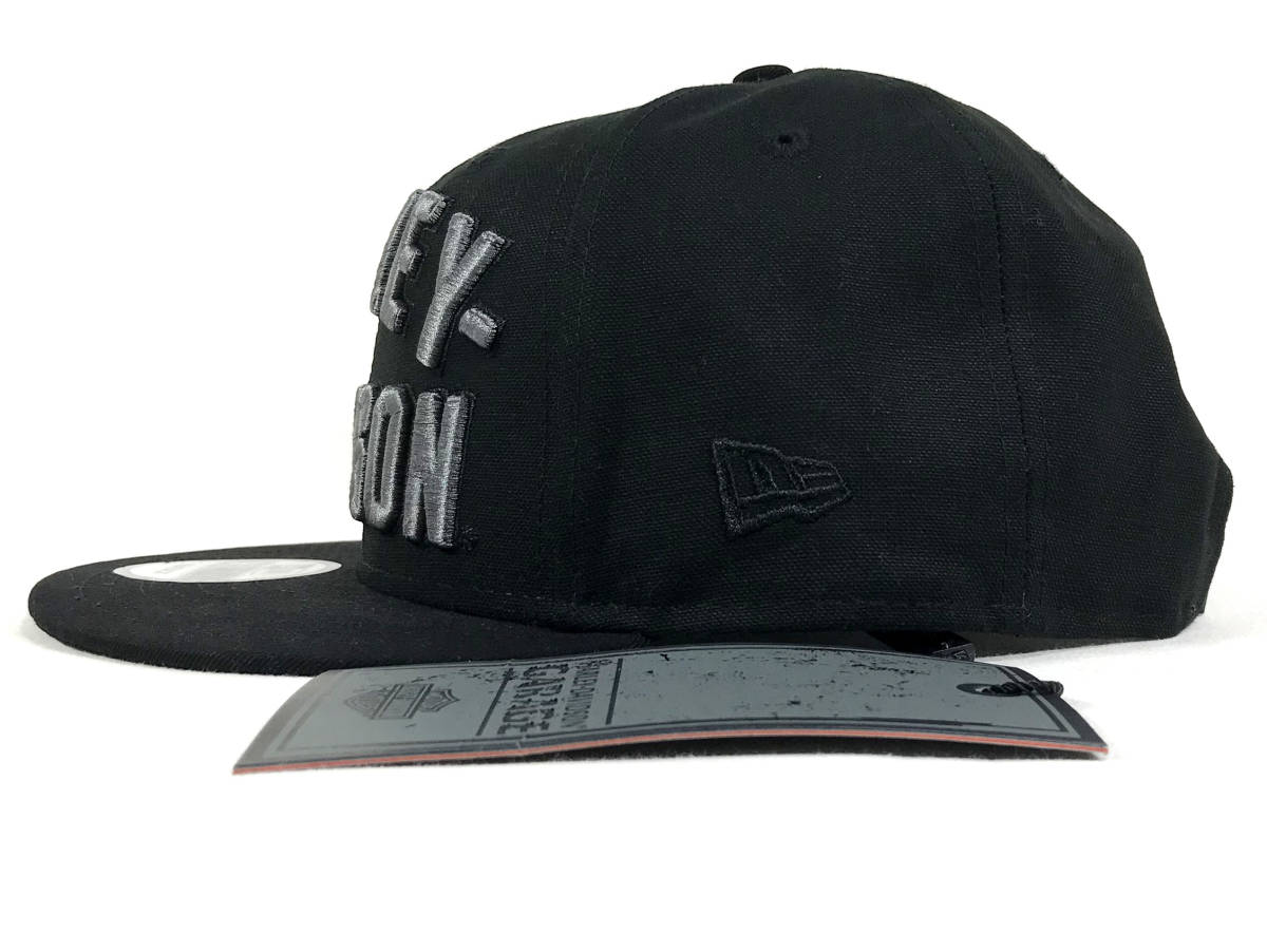 ハーレーダビッドソン 純正 正規品 キャップ ニューエラ 9FIFTY バー＆シールド 公式 帽子 ハット エンブレム マーク ロゴ ブラック_在庫限りとなります。