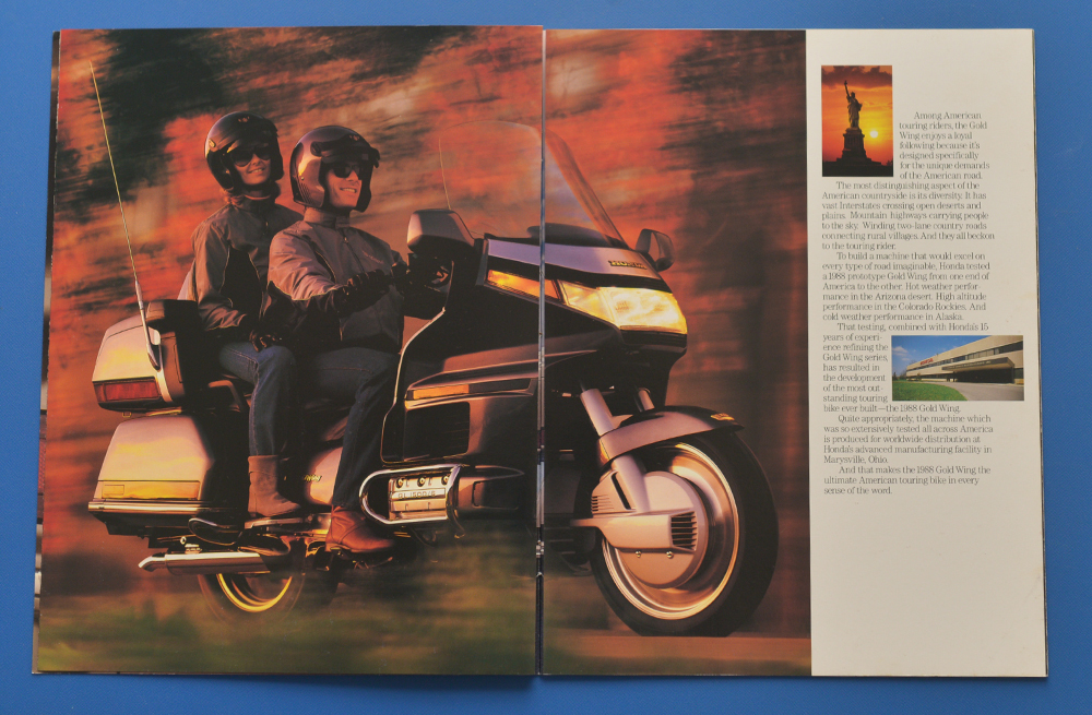  Honda Goldwing THE 1988 HONDA GOLD WING 1988 year English inscription USA oriented bike catalog free shipping [H transportation 1970-01]