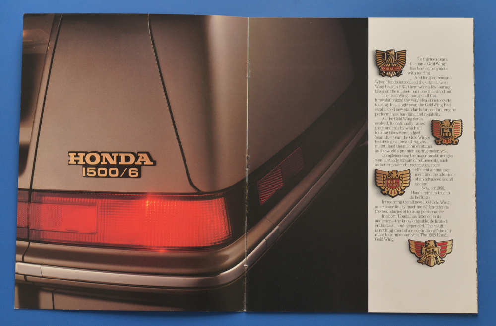  Honda Goldwing THE 1988 HONDA GOLD WING 1988 year English inscription USA oriented bike catalog free shipping [H transportation 1970-01]
