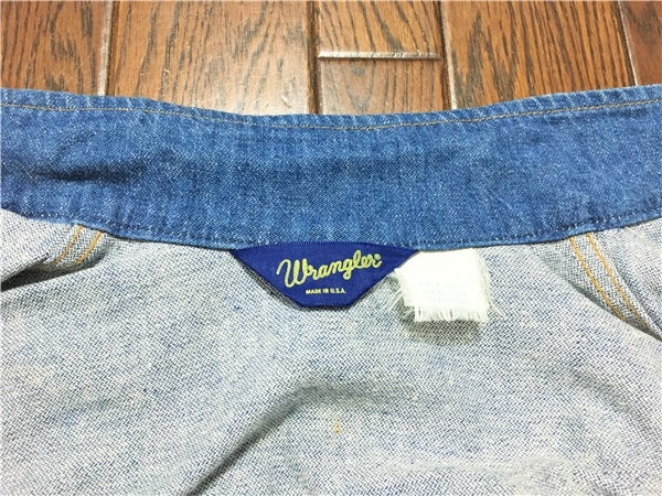 USA made Wrangler WRANGLER Vintage Denim shirt jacket America made 