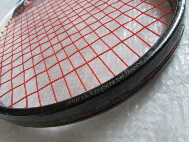  free shipping abrasion strike traces paint is peeling have Xyst ZZ softball type soft tennis racket Mizuno MIZUNOji -stroke grip size unknown after . direction 