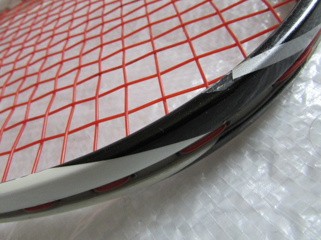  free shipping abrasion strike traces paint is peeling have Xyst ZZ softball type soft tennis racket Mizuno MIZUNOji -stroke grip size unknown after . direction 