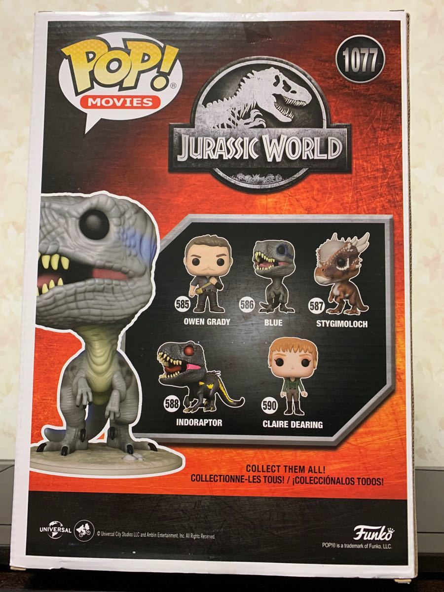 FUNKO POP ジュラシックワールド ブルー10インチ|PayPayフリマ