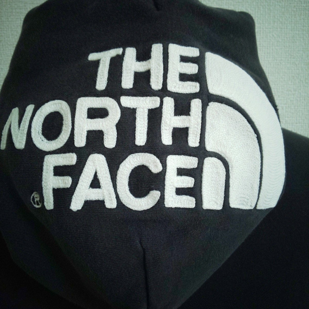 THE NORTH FACE リアビュー フーディー フルジップ パーカーザノースフェイス フードロゴ 刺繍 ビッグロゴ