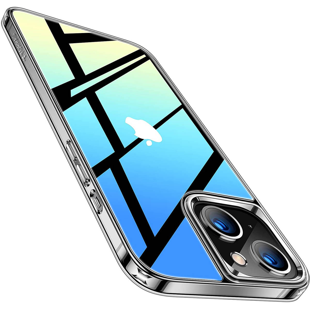 PayPayフリマ｜海外人気 iPhone13 ダブル強化高透過ガラス採用ケース 送料無料 アイフォン クリア