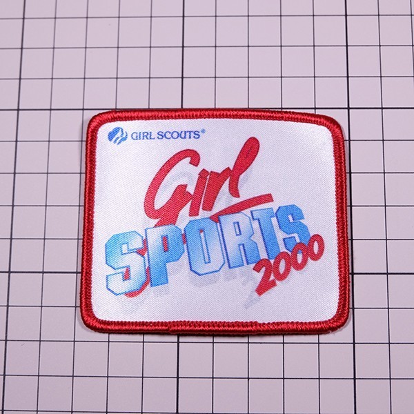 PI31 GIRL SCOUTS GIRL SPORTS 2000 ガールスカウト ワッペン パッチ ロゴ エンブレム アメリカ 米国 USA 輸入雑貨_画像3