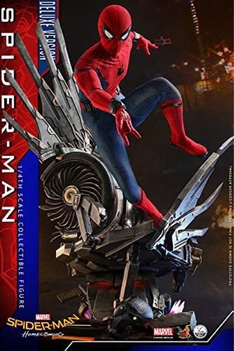 ホットトイズ 【クオーター・スケール】『スパイダーマン:ホームカミング』1/4スケールフィギュア スパイダーマン(デラックス版)