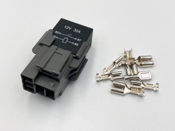 [ coupler set 4 ultimate 12V IR] 4P 4 pin 30A micro ISO relay in-vehicle interchangeable goods for searching ) 98987-02022 156700-2470 magnet clutch 