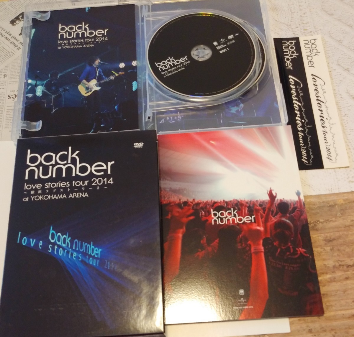 love stories tour 2014～横浜ラブストーリー2～/back number DVD初回限定盤