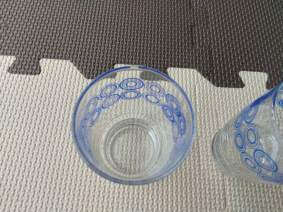 昭和レトロのガラスコップ 3個セット b_画像5