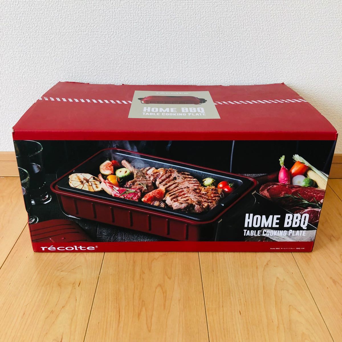 【未使用・送料込】recolte  HOME BBQ ホットプレート RBQ-1