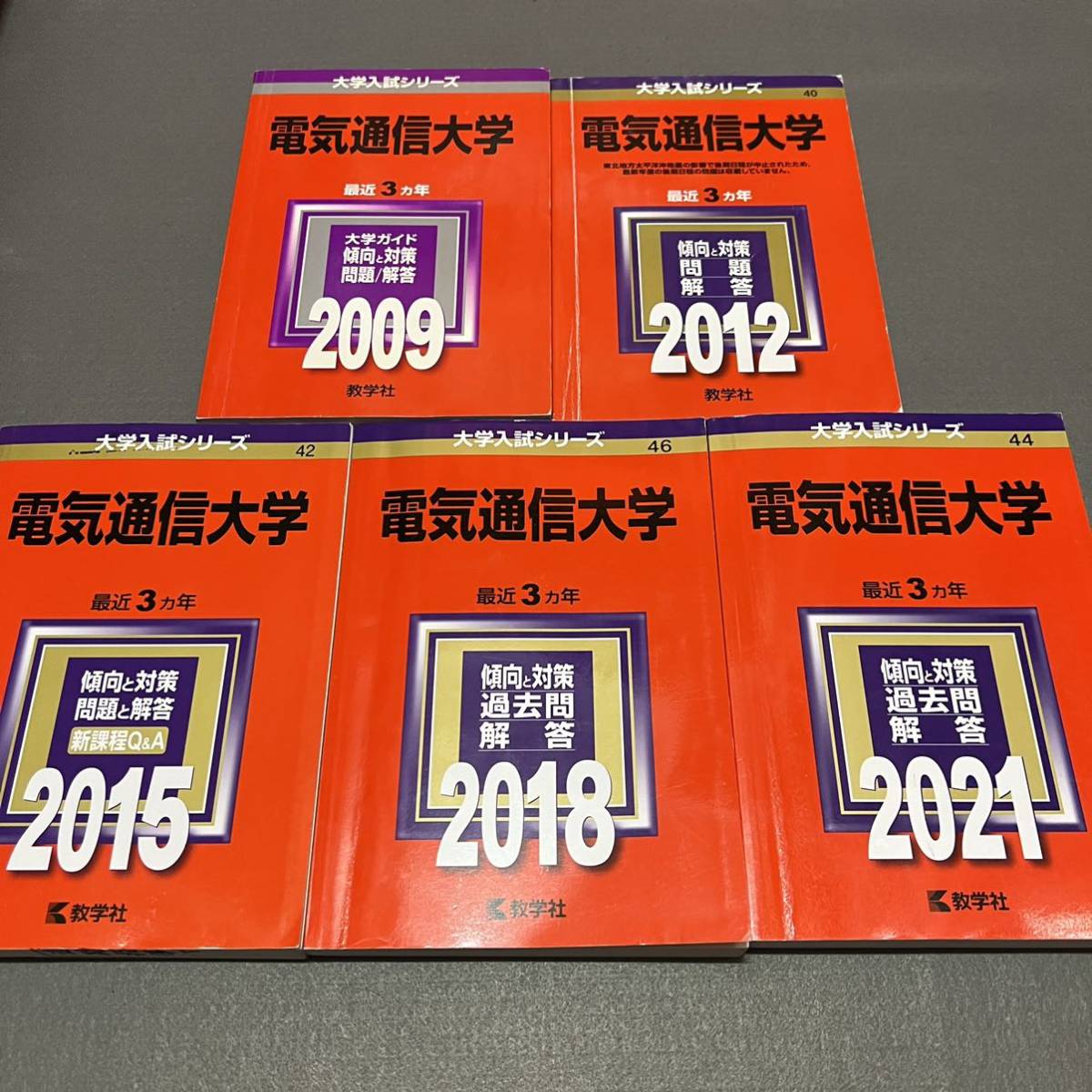 無料発送 【翌日発送】 赤本 電気通信大学 2006年～2020年 15年分 大学