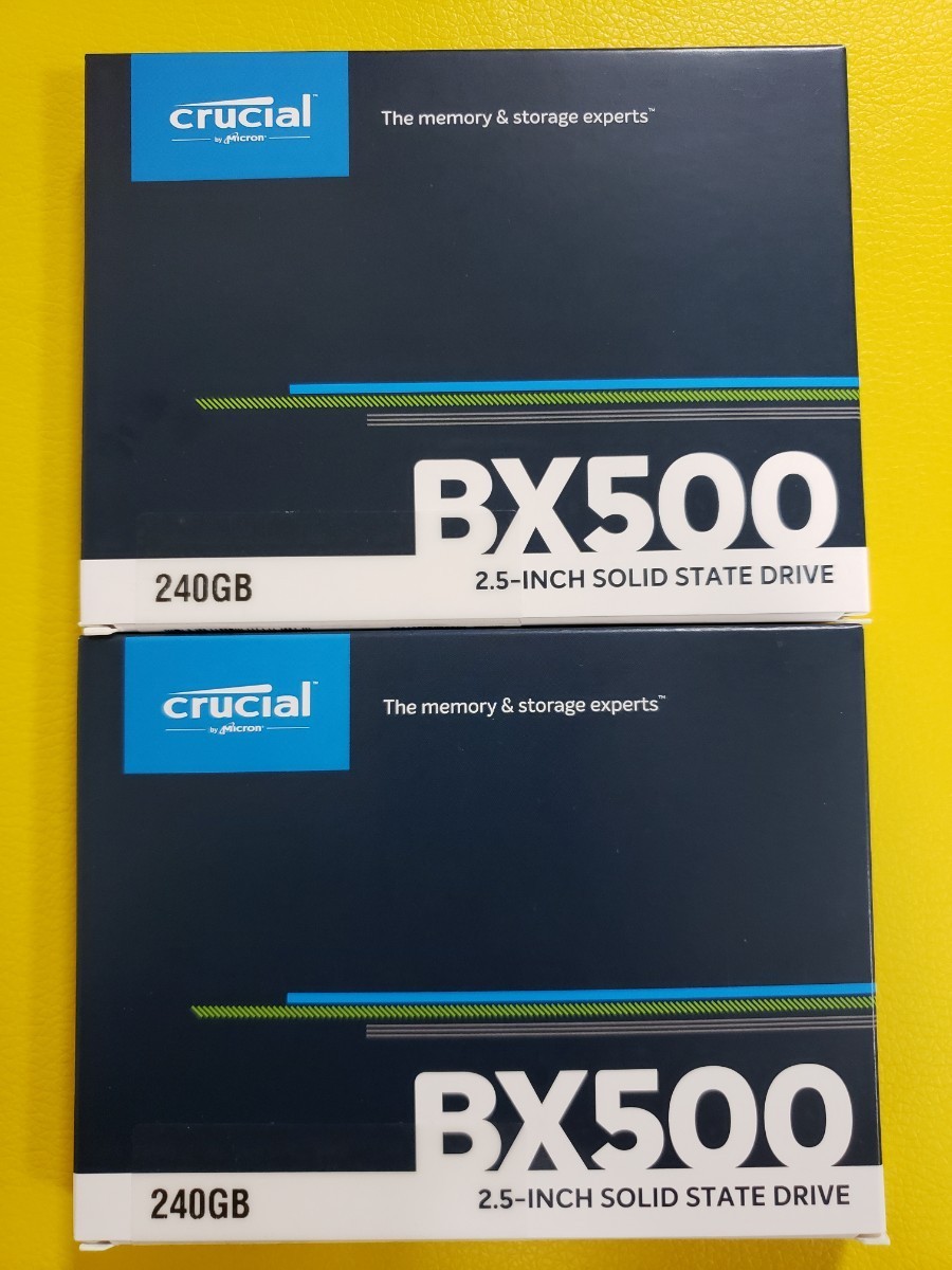 新品未開封 Crucial SSD 240GB BX500 2個セット