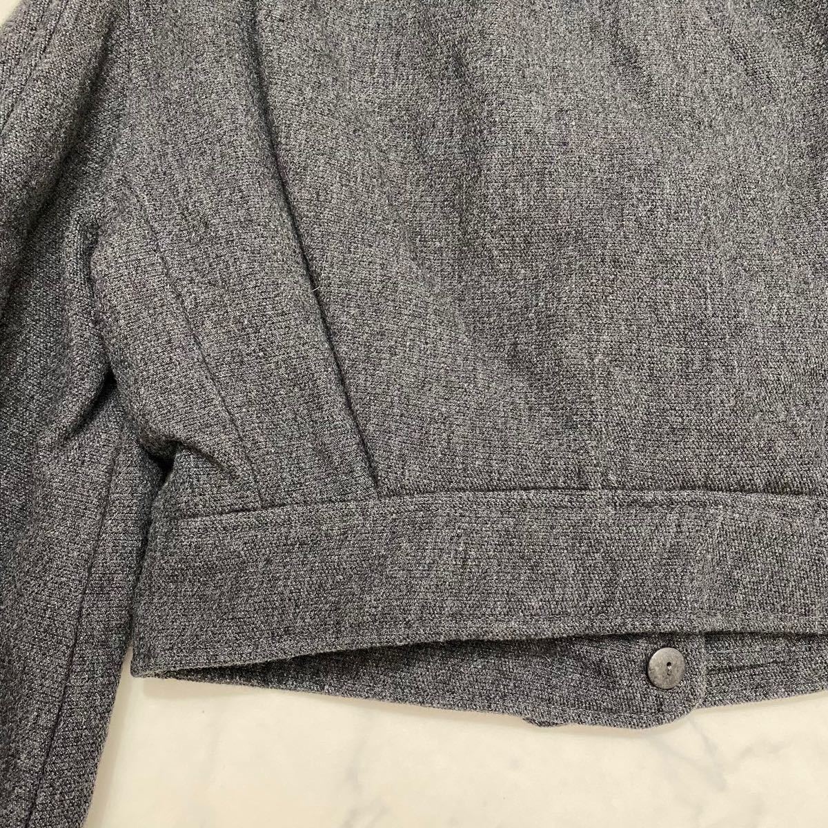 CARVEN 定価10万 デザイナーズ ショートジャケットブルゾン ウール