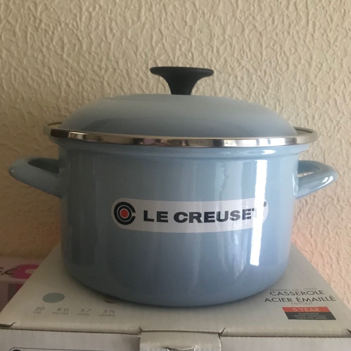 値下★新品★ル・クルーゼ　キャセロール 20cm ルクルーゼ LE CREUSET 両手鍋